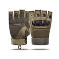 thumbnail image 1 of JupiterGear Unisex Fingerless Airsoft Gloves for Outdoor Sports Green Medium, 1 of 7
