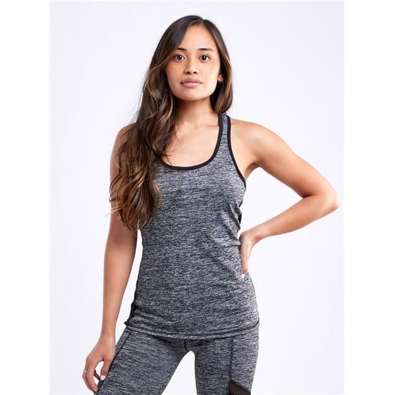 JupiterGear Women's Long Tank Top with Side Mesh Panels