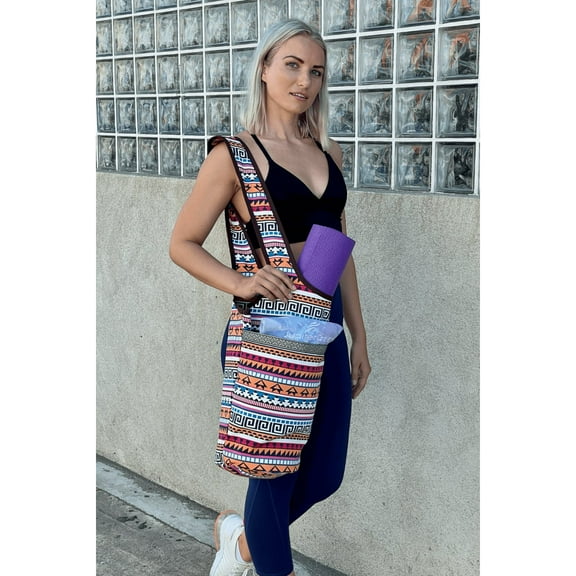 Jupitergear - Yoga Mat Carrying Tote Bag with Large Pockets, Made of Canvas