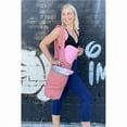 thumbnail image 1 of JupiterGear Yoga Mat Carrying Tote Bag with Large Pockets - Pink, 1 of 2