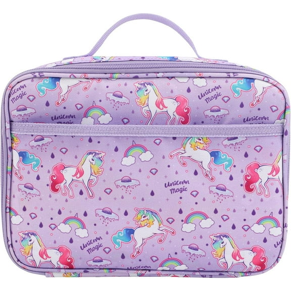 Jupsk Unicorn Insulated, Waterproof Inner Layer Polyester Reusable Lunch Bag