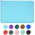 thumbnail image 1 of Silicone Waterproof Dog Cat Pet Feeding Mats, Non Slip, Easy Clean Pet Dog Cat Bowl Mats Placemat 18.5" x 11.5"Blue, 1 of 7
