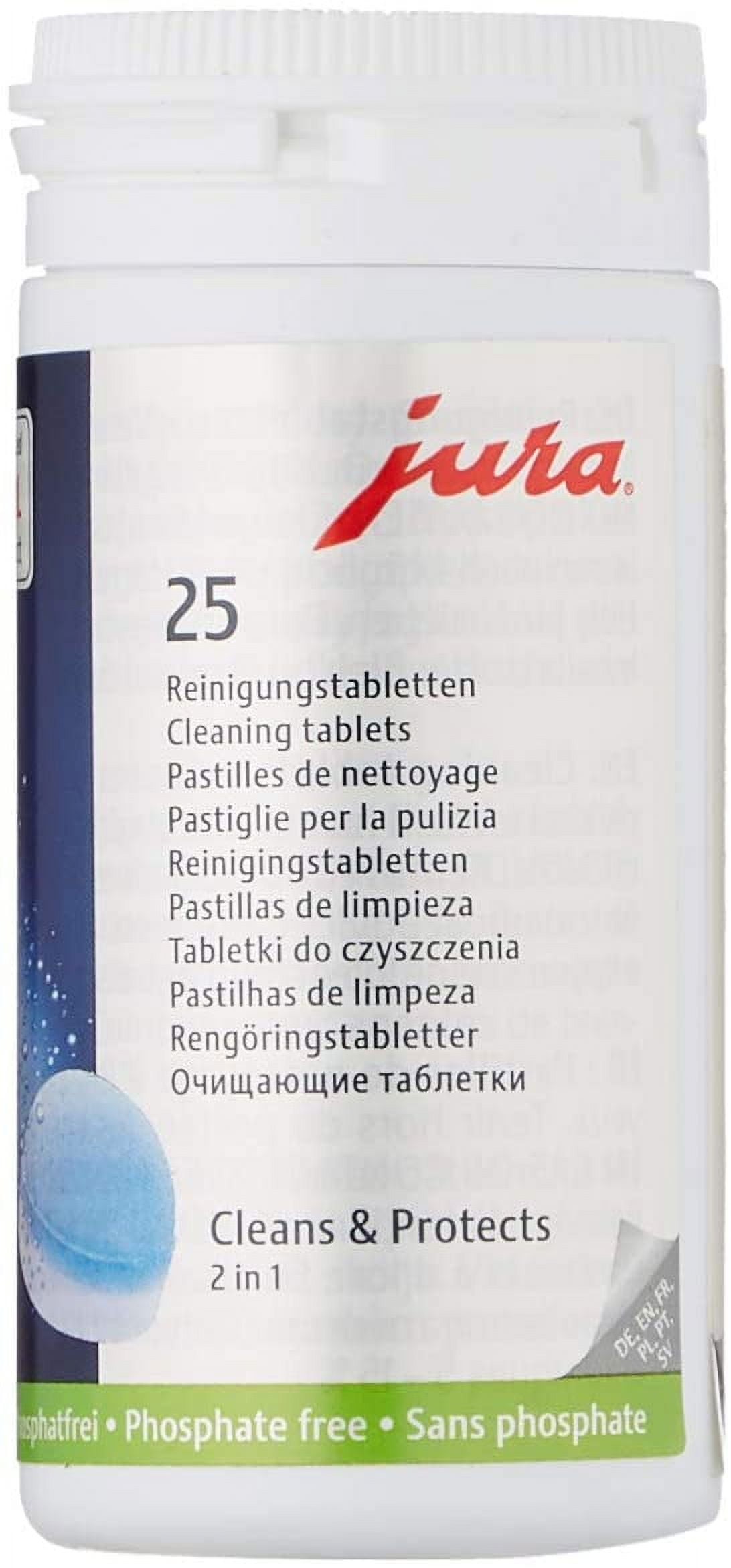 Jura 2Phase Cleaning Tablets for Fully Automatic Coffee Machines, 25