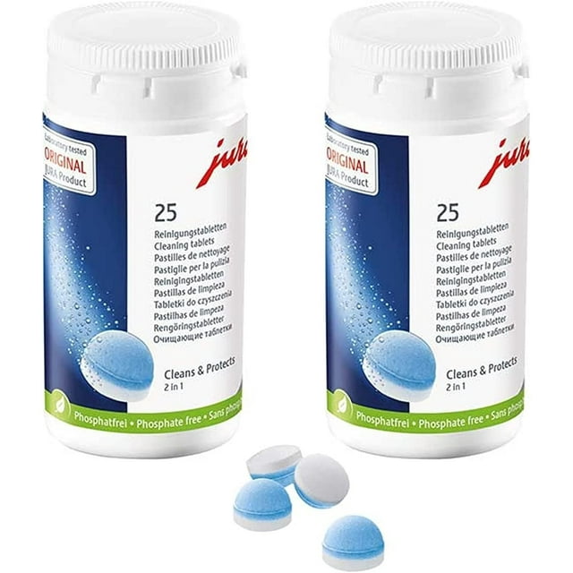 Jura 2Phase Cleaning Tablets for Fully Automatic Coffee Machines, 50