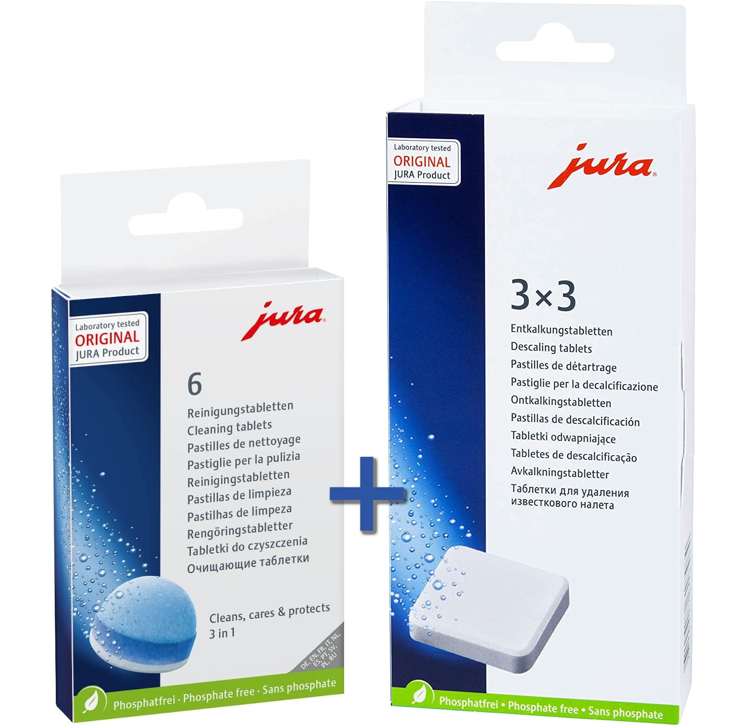 Jura Descaling Tablets and 3Phase Cleaning Tablets for Jura Automatic