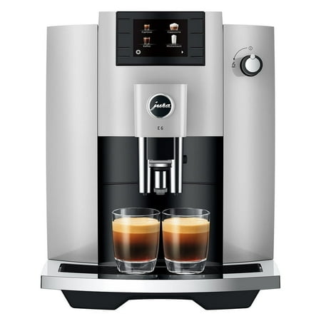 JURA - E6 Espresso Machine with Easy Cappuccino Function - Platinum