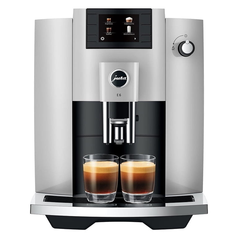 Jura E6 Automatic Coffee Maker | Platinum - Cafe Quality at Home