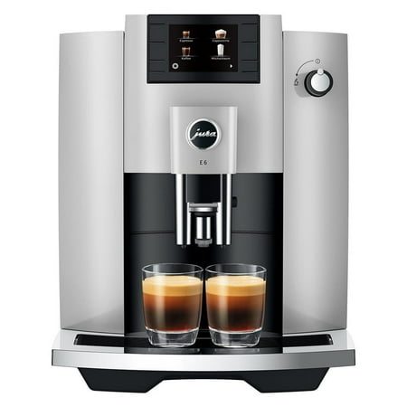 JURA - E6 Espresso Machine with Easy Cappuccino Function - Platinum