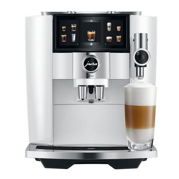 Jura J8 Twin Superautomatic Espresso Machine | Diamond White | 15657