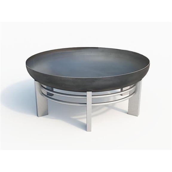 Jura Stainless Steel & Wood Burning Fire Pit