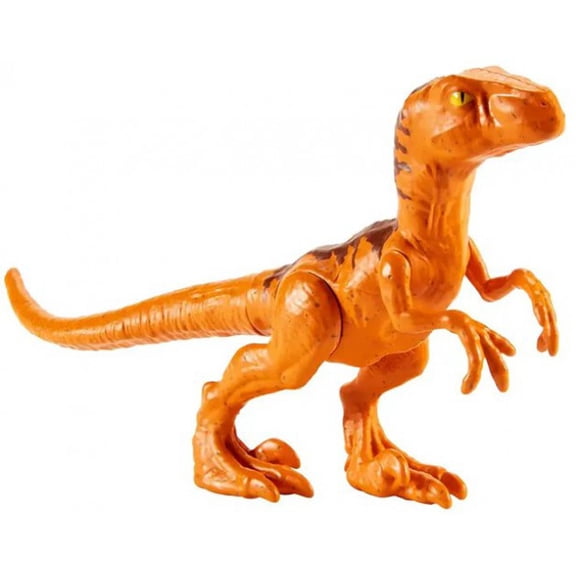 Jurasic World Rebirth Velociraptor Action Figure (Orange)