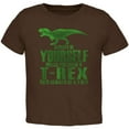 thumbnail image 1 of Jurassic - Always Be Yourself T-Rex  Toddler T Shirt Brown 3T, 1 of 1