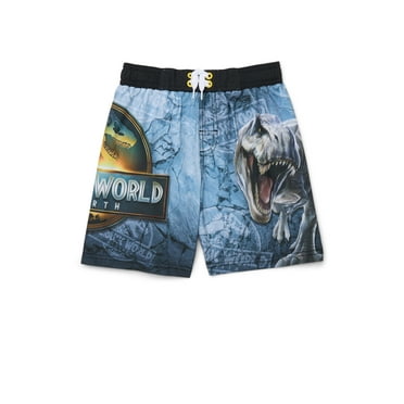 Jurassic World Boys Swim Shorts, Size 4-12