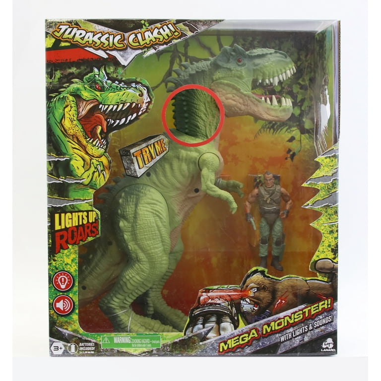 Jurassic Clash Mega Monster! Dino Figure Set