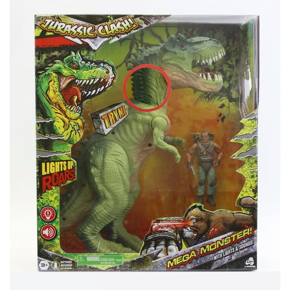Jurassic Clash Mega Monster! Dino Figure Set