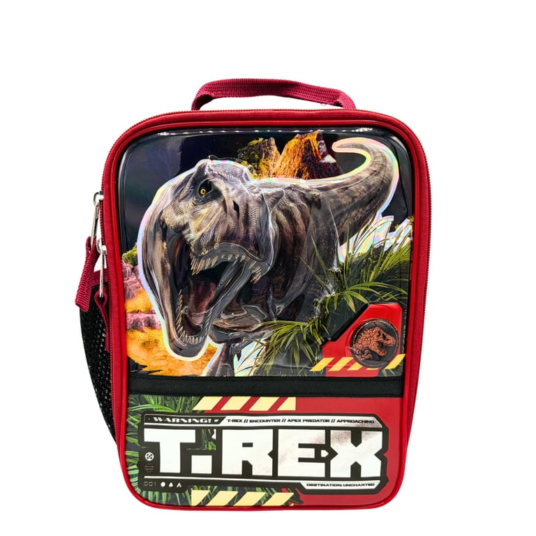 Jurassic Park Defend Territory Insulated Lunch Kit with 3D Molded