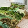 thumbnail image 1 of Jurassic Dinosaur Bedding Sets Twin Duvet Cover 3 Piece Cute Bed Set for Boys Girls Kid, 1 of 6