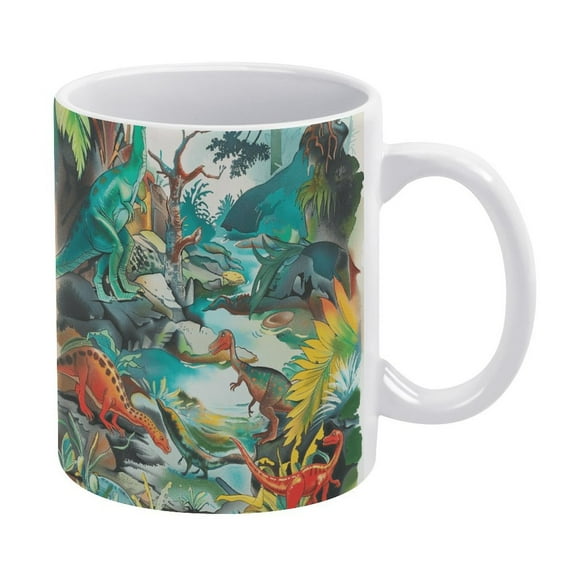Jurassic Dinosaur Fun Mugs Are Suitable As Birthday Gifts for Husbands, Wives, Boyfriends, Girlfriends, And Friends