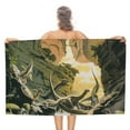 thumbnail image 1 of Jurassic Dinosaur Oversized Beach Towel XL Pool Camping Swim Towels 32''x63'' Soft Blanket Accessories Must Vacation Necessities Adult, 1 of 7