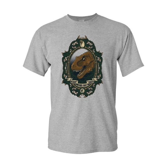 Jurassic Frame Dinosaur Park Movie Salih Gonenli Artworks Funny DT Adult T-Shirt Tee