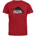 thumbnail image 1 of Jurassic - Never Forget Red Adult T-Shirt - 2X-Large, 1 of 1