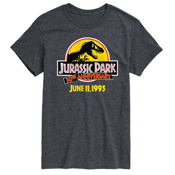 Jurassic Park - 30Th Logo - Men's Short Sleeve Graphic T-Shirt