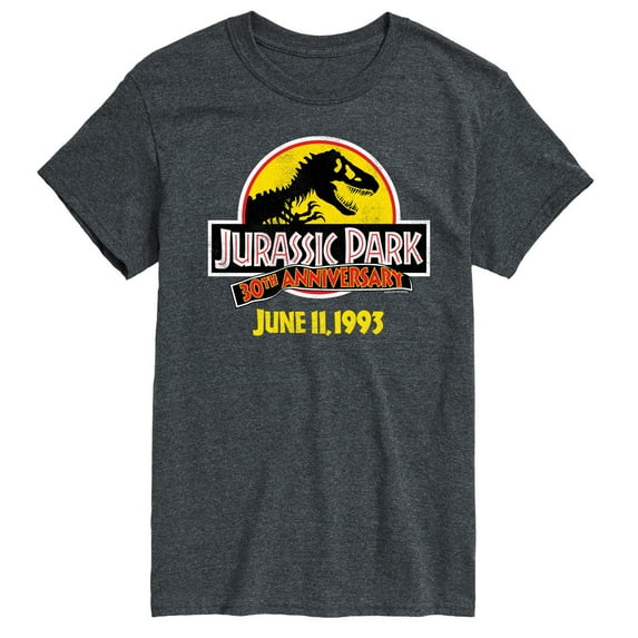Jurassic Park - 30Th Logo - Men's Short Sleeve Graphic T-Shirt