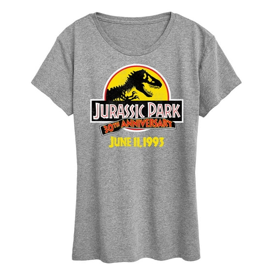 Jurassic Park - 30Th Logo - Women's Short Sleeve Graphic T-Shirt