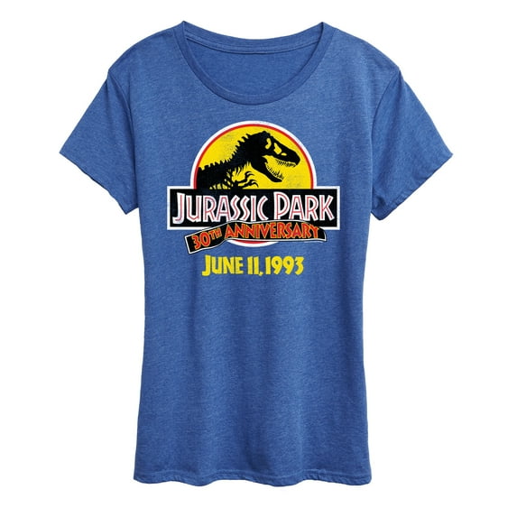 Jurassic Park - 30Th Logo - Women's Short Sleeve Graphic T-Shirt