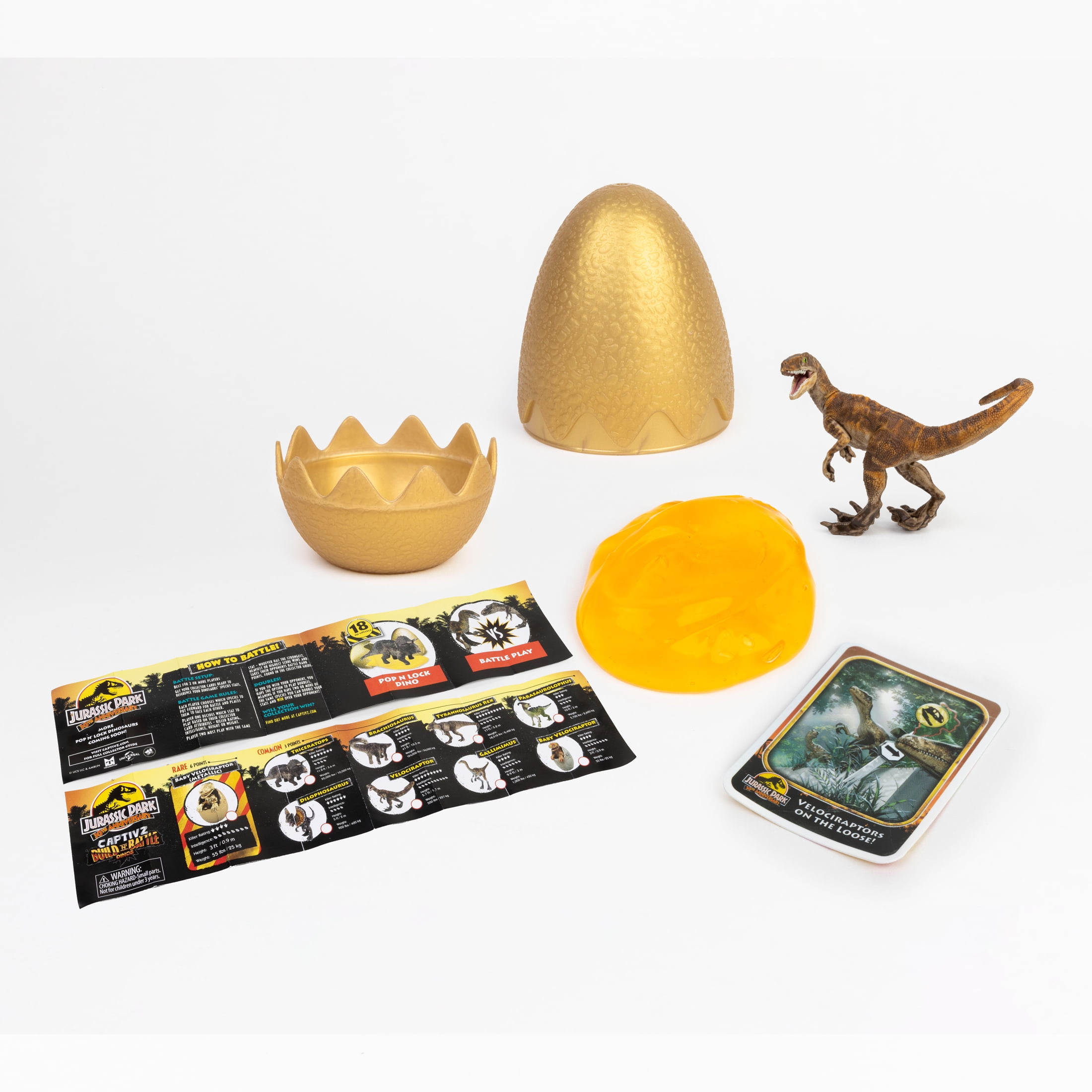 Jurassic Park 30th Anniversary Edition Dinosaur Kit, Slime Jurassic Park 30th Anniversary Edition Dinosaur Kit, Slime
