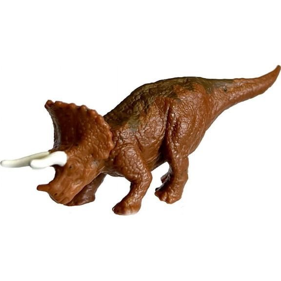 Jurassic Park 30th Anniversary Triceratops Mini Figure (Red Brown & Dark Brown) (No Packaging)