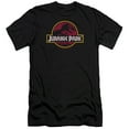 thumbnail image 1 of Jurassic Park - 8-Bit Logo - Premium Slim Fit Short Sleeve Shirt - X-Large, 1 of 2