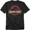 thumbnail image 1 of Jurassic Park T-Shirt 8-Bit Logo Unisex Graphic Tee For Men & Women, 1 of 7