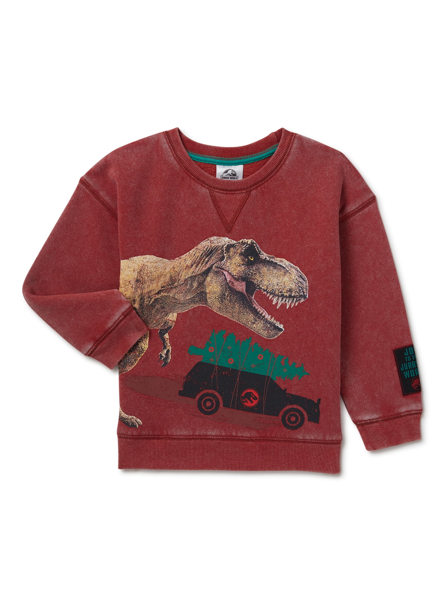 Toddler Boys Baby 12M-5T Park and Sizes Festive Jurassic Sweatshirt, Crewneck