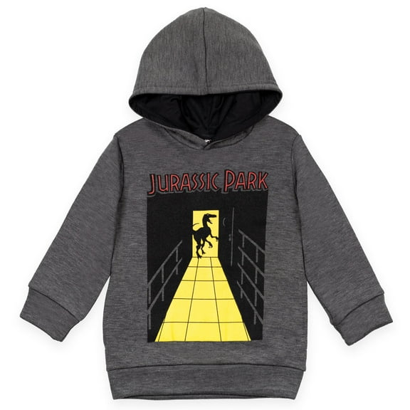 Jurassic Park Blue Little Boys Fleece Pullover Hoodie Toddler to Big Kid