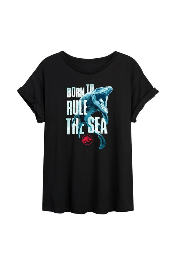 - Born To Rule The Sea - Women's Oversized Graphic T-Shirt