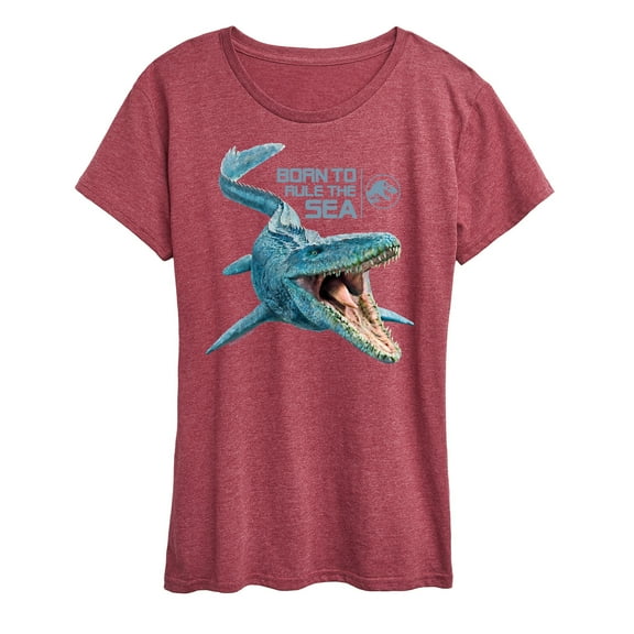 Jurassic Park - Born To Rule The Sea - Women's Short Sleeve Graphic T-Shirt