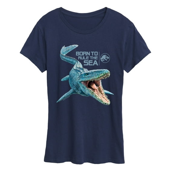Jurassic Park - Born To Rule The Sea - Women's Short Sleeve Graphic T-Shirt