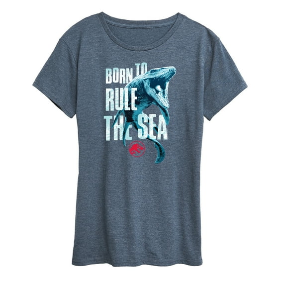 Jurassic Park - Born To Rule The Sea - Women's Short Sleeve Graphic T-Shirt