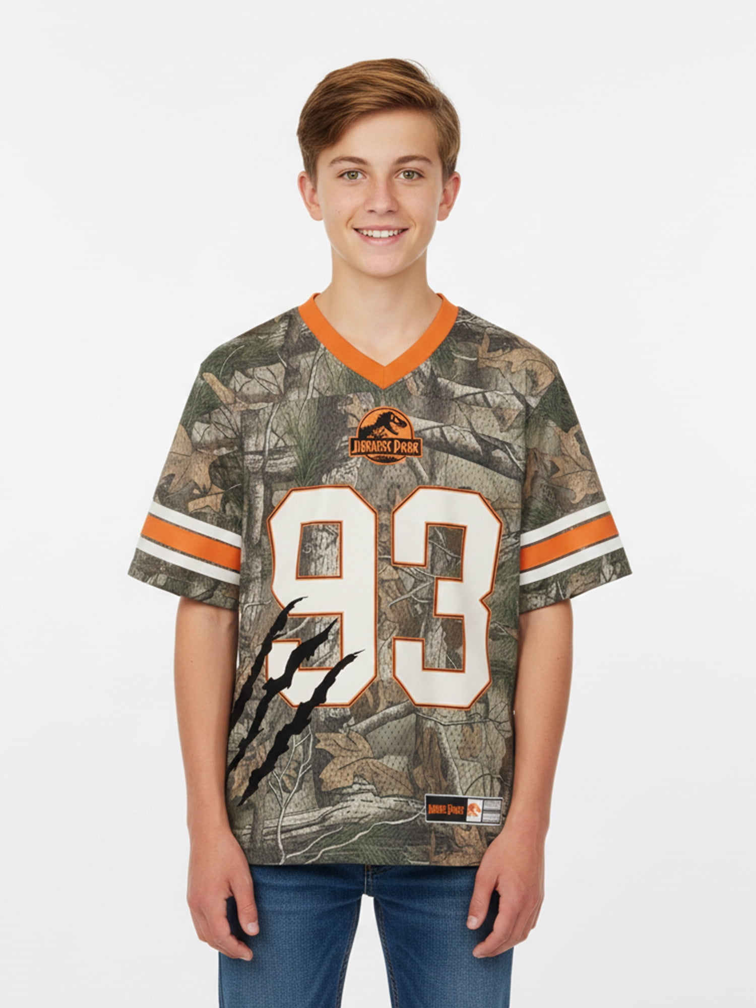 Jurassic Park Boys’ Elevated Graphic Jersey, Sizes 4–18