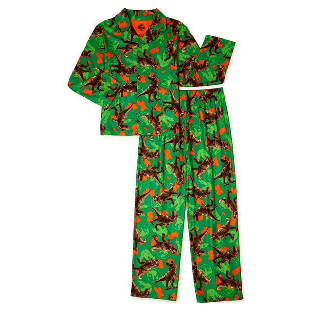 Jurassic Park Boys Printed Pajama Set, 2-Piece, Sizes 4-10