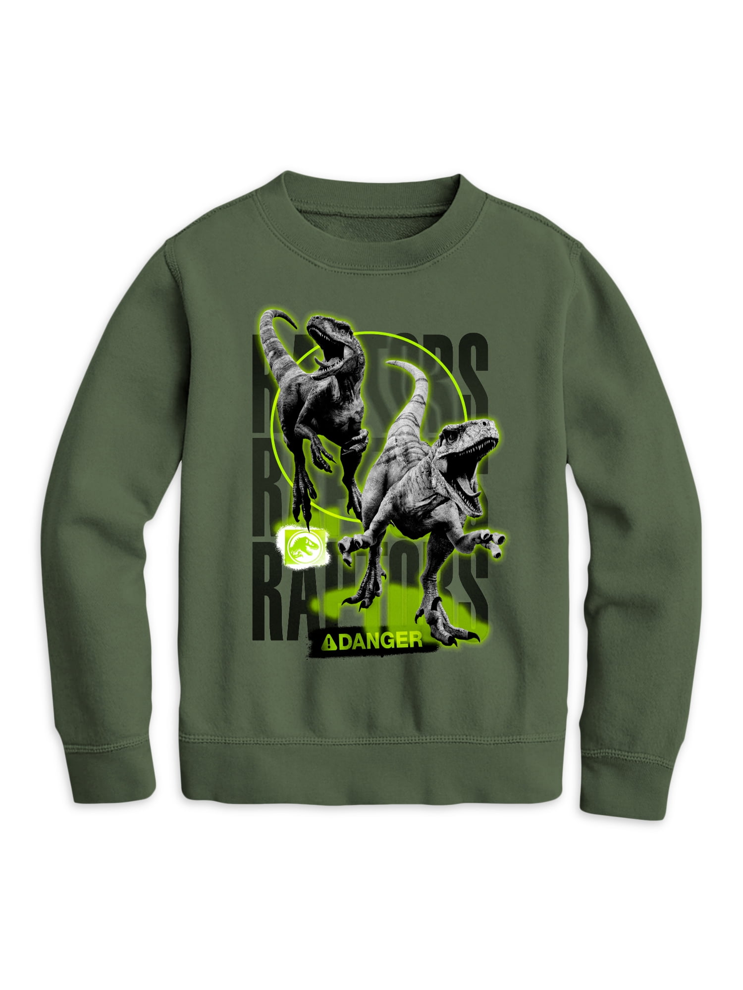 Jurassic Park Boys Raptor Graphic Sweatshirt, Sizes XS-XXL