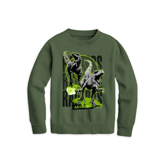 Jurassic Park Boys Raptor Graphic Sweatshirt, Sizes XS-XXL