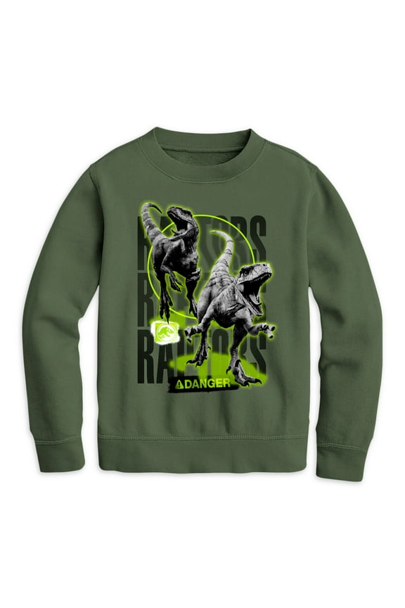Boys Raptor Graphic Sweatshirt, Sizes XS-XXL