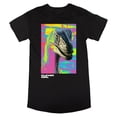 thumbnail image 1 of Jurassic Park Clever Girl Crew Neck Short Sleeve Black Heather Women's Night Shirt
-XL, 1 of 3
