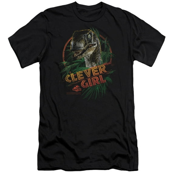 Jurassic Park - Clever Girl - Premium Slim Fit Short Sleeve Shirt - X-Large