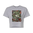 thumbnail image 1 of Jurassic Park - Dino Boxes - Juniors Cropped Graphic T-Shirt, 1 of 4