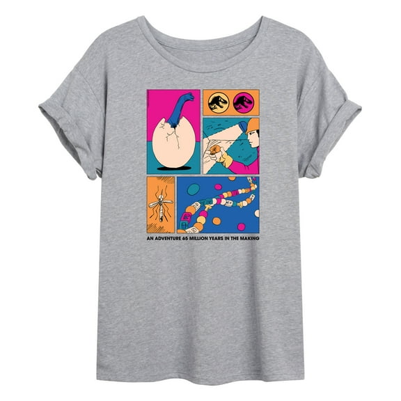 Jurassic Park - Dino Dna - Women's Oversized Graphic T-Shirt