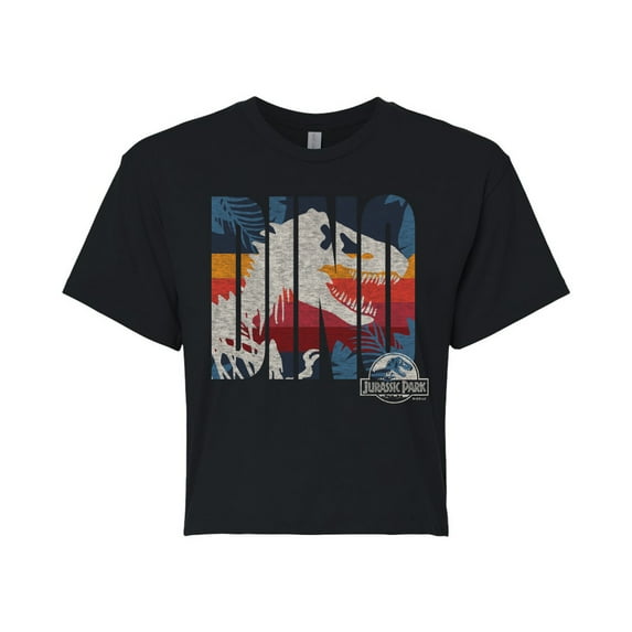 Jurassic Park - Dino-Mite - Juniors Cropped Graphic T-Shirt