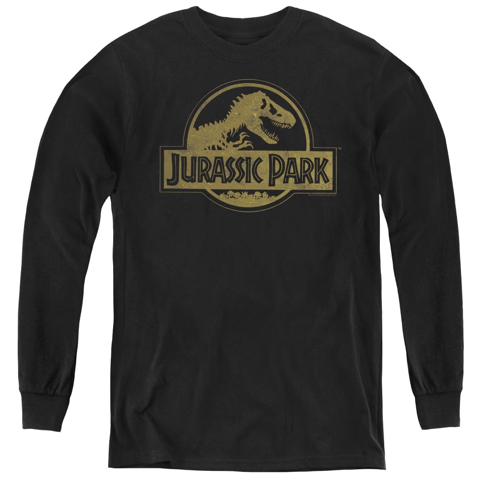 Jurassic Park Maglietta Ufficiale Uomo – Logo Distressed - 2